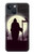 S3262 Lune de nuit faucheuse cimetière Etui Coque Housse pour iPhone 14