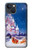 S3282 Château de Santa Noël Etui Coque Housse pour iPhone 14