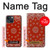 S3355 Motif Bandana Rouge Etui Coque Housse pour iPhone 14