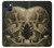 S3358 Vincent Van Gogh Skeleton cigarette Etui Coque Housse pour iPhone 14