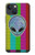 S3437 Extraterrestre Aucun signal Etui Coque Housse pour iPhone 14