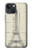 S3474 Dessin Architectural Eiffel Etui Coque Housse pour iPhone 14