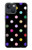 S3532 Coloré à pois Etui Coque Housse pour iPhone 14