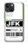 S3664 Étiquette de bagages de voyage aérien Etui Coque Housse pour iPhone 14