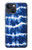 S3671 Tie Dye bleu Etui Coque Housse pour iPhone 14