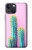 S3673 Cactus Etui Coque Housse pour iPhone 14