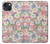 S3688 Motif d'art floral floral Etui Coque Housse pour iPhone 14