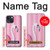 S3805 Flamant Rose Pastel Etui Coque Housse pour iPhone 14