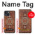 S3813 Motif de tapis persan Etui Coque Housse pour iPhone 14