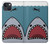 S3825 Plongée en mer de requin de dessin animé Etui Coque Housse pour iPhone 14