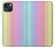 S3849 Couleurs verticales colorées Etui Coque Housse pour iPhone 14