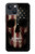 S3850 Crâne de drapeau américain Etui Coque Housse pour iPhone 14