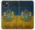 S3858 Drapeau de l'Ukraine Etui Coque Housse pour iPhone 14