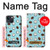 S3860 Motif à pois de noix de coco Etui Coque Housse pour iPhone 14