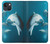 S3878 Dauphin Etui Coque Housse pour iPhone 14