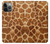 S0422 girafe Peau Etui Coque Housse pour iPhone 14 Pro