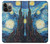 S0582 Van Gogh Starry Nights Etui Coque Housse pour iPhone 14 Pro
