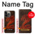 S0663 Cobra Serpent Peau Etui Coque Housse pour iPhone 14 Pro