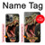 S0923 Dinosaur T-Rex Etui Coque Housse pour iPhone 14 Pro