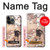 S1332 Ito Jakuchu Coq Etui Coque Housse pour iPhone 14 Pro