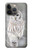 S1566 Milou Blanc Chouette Chouette Etui Coque Housse pour iPhone 14 Pro