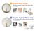 S1980 blanc Paon Etui Coque Housse pour iPhone 14 Pro