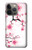 S2359 Fleur de prunier Etui Coque Housse pour iPhone 14 Pro