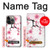 S2359 Fleur de prunier Etui Coque Housse pour iPhone 14 Pro