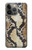S2703 Serpent Texture Imprimé graphique Peau Etui Coque Housse pour iPhone 14 Pro