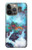S2724 Dragon Blanc Piscine Haisu Lui Etui Coque Housse pour iPhone 14 Pro