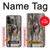 S2844 Vieux bois d'écorce graphique Etui Coque Housse pour iPhone 14 Pro