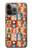 S2854 Motif mignon de Noël Etui Coque Housse pour iPhone 14 Pro