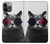 S3054 Lunettes de chat Etui Coque Housse pour iPhone 14 Pro