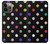 S3532 Coloré à pois Etui Coque Housse pour iPhone 14 Pro