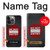 S3683 Ne pas entrer Etui Coque Housse pour iPhone 14 Pro