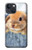 S0242 Lapin mignon Etui Coque Housse pour iPhone 14 Plus