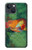 S1157 Rouge Arowana Poisson Etui Coque Housse pour iPhone 14 Plus