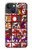 S1923 Hanafuda japonaise Carte de fleur Etui Coque Housse pour iPhone 14 Plus