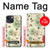 S2179 Motif Fleur Floral Art Millésime Etui Coque Housse pour iPhone 14 Plus