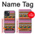 S2292 Motif tribal aztèque Etui Coque Housse pour iPhone 14 Plus