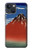 S2390 Katsushika Hokusai Fuji Rouge Etui Coque Housse pour iPhone 14 Plus