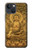 S2452 Bouddha Bas relief Art Imprimé Graphique Etui Coque Housse pour iPhone 14 Plus