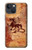 S2485 Dragon métal Texture imprimé graphique Etui Coque Housse pour iPhone 14 Plus