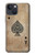 S2928 Ace Carte pique millésimé Etui Coque Housse pour iPhone 14 Plus