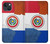 S3017 Paraguay Drapeau Etui Coque Housse pour iPhone 14 Plus