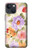S3035 Peinture douce Fleur Etui Coque Housse pour iPhone 14 Plus