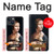 S3471 Lady hermine Leonardo da Vinci Etui Coque Housse pour iPhone 14 Plus