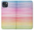 S3507 Coloré Arc-en-ciel pastel Etui Coque Housse pour iPhone 14 Plus