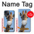 S3806 Drôle de girafe Etui Coque Housse pour iPhone 14 Plus