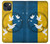 S3857 Colombe de la paix drapeau ukrainien Etui Coque Housse pour iPhone 14 Plus
